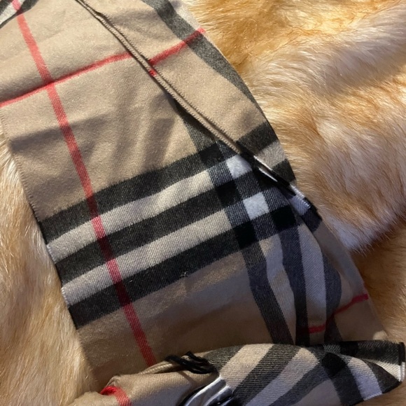 Burberry Nova Giant Check 100% Cashmere Nova Plaid Scarf 168x30cm Archiv… - Picture 4 of 8